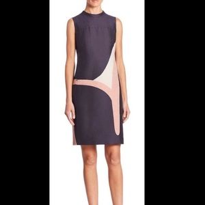 Akris Punto Blue Coastal Chart Dress